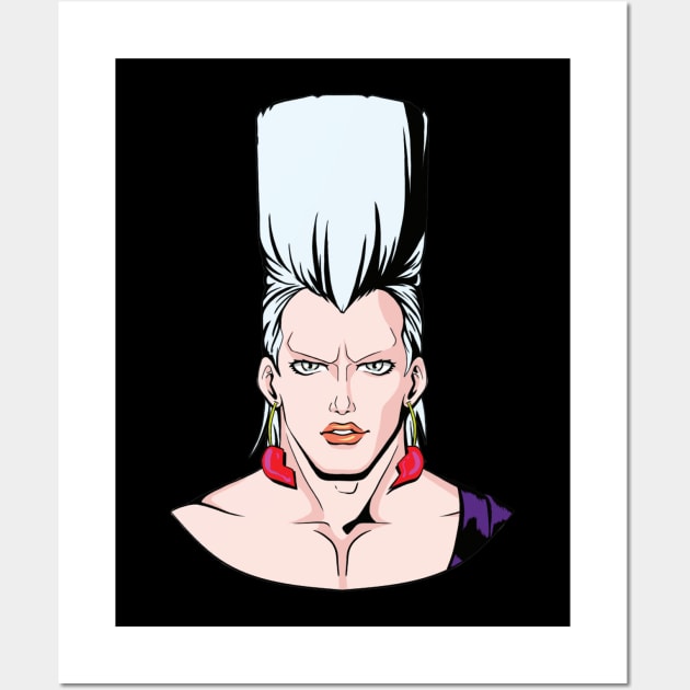 Polnareff Silver Anime Fan art Wall Art by Branigan